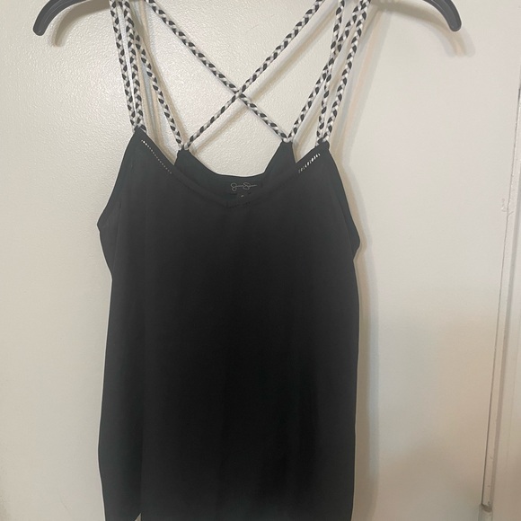 Jessica Simpson Black Strappy Women's Top - Picture 1 of 2